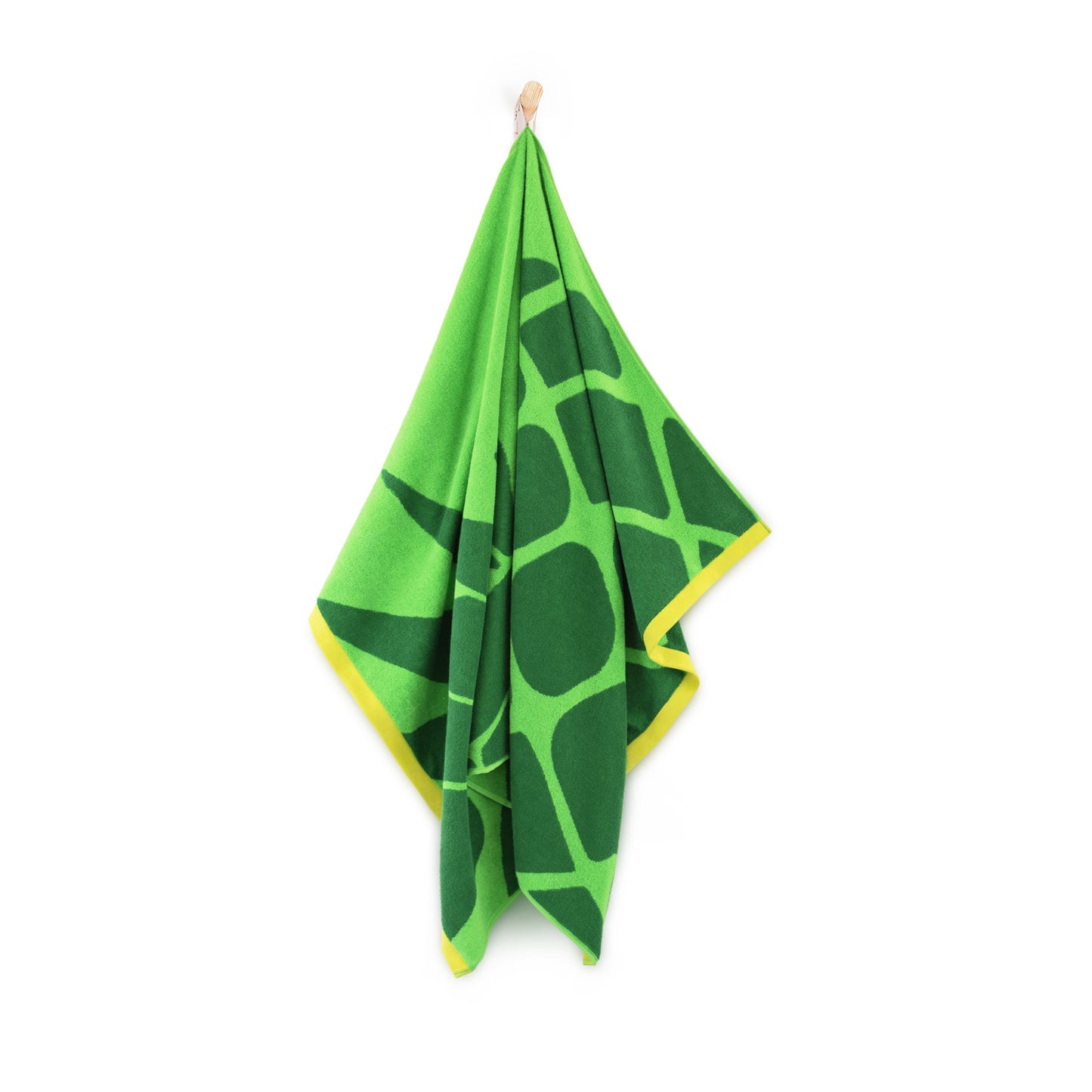 Pineapple Beach/Body Towel Green/Yellow, size 100x160 - Gatta Finland
